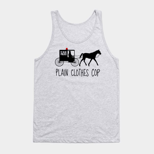 Plain Clothes Cop Tank Top by tomburns